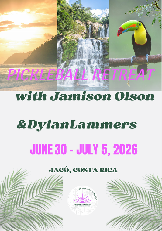 Jaco, Costa Rica with Pura Pickleball June 30th - July 6th 2026