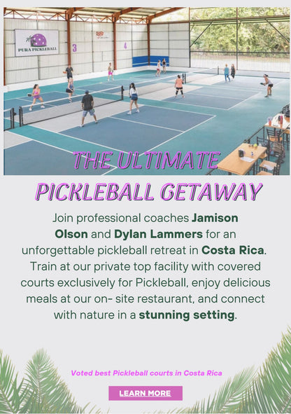 Jaco, Costa Rica with Pura Pickleball January 26th - 31st 2027